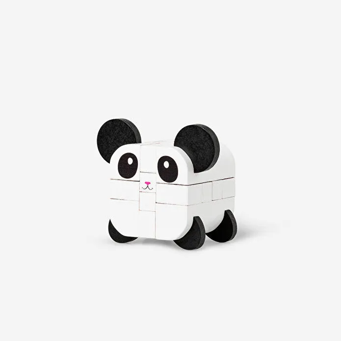 Flying Tiger Copenhagen Panda Şeklinde Ahşap 3D Yapboz