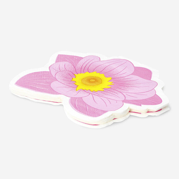 Flying Tiger Copenhagen 10'lu Pembe Çiçek Şeklinde Kağıt Peçete