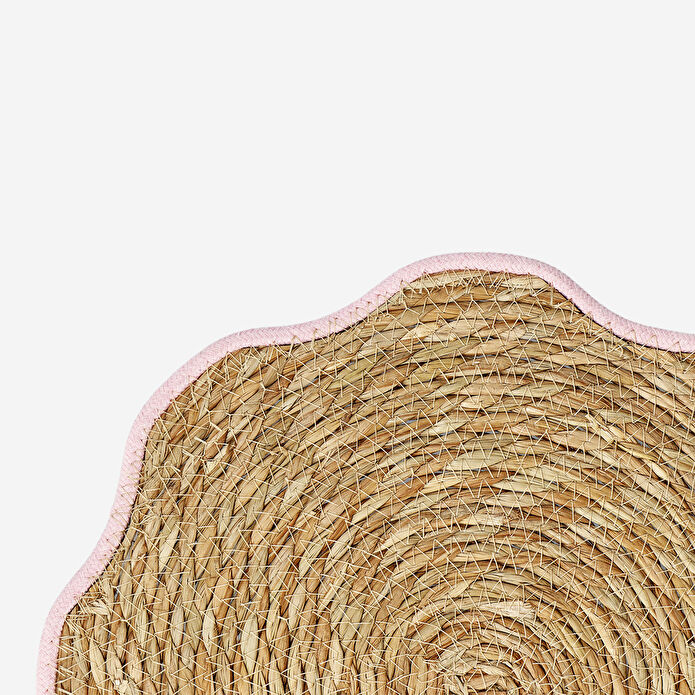 Flying Tiger Copenhagen Çiçek Şeklinde Hasır Amerikan Servisi 35 cm