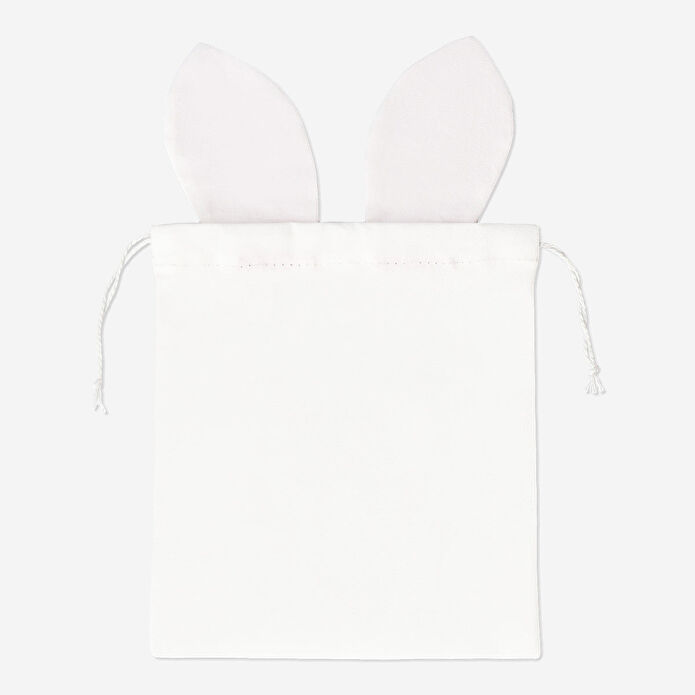 Flying Tiger Copenhagen Tavşan Detaylı Büzgülü Hediye Çantası