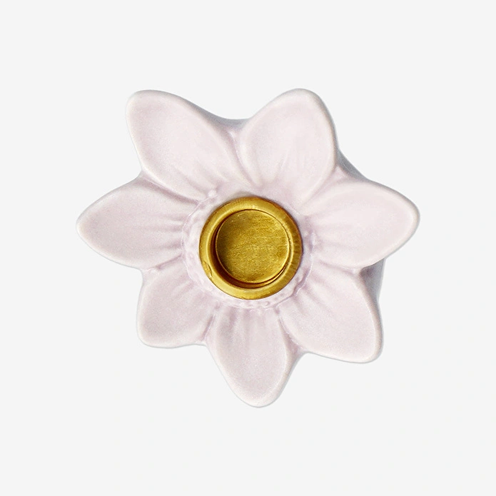 Flying Tiger Copenhagen Pembe Çiçek Şeklinde Seramik Mumluk