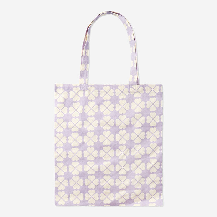 Flying Tiger Copenhagen Mor Geometrik Desenli Bez Çanta