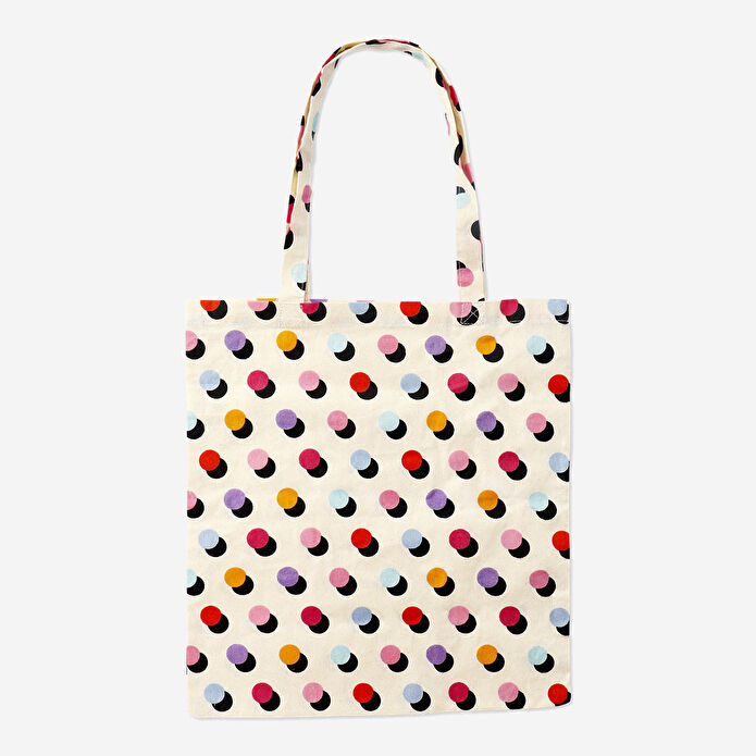 Flying Tiger Copenhagen Çok Renkli Bıyık Desenli Bez Çanta