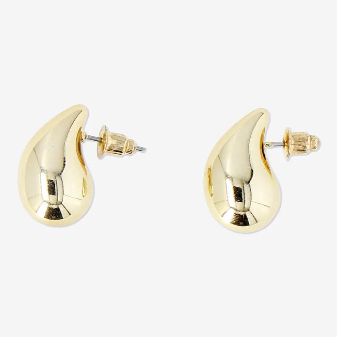Flying Tiger Copenhagen Büyük Damla Gold Küpe