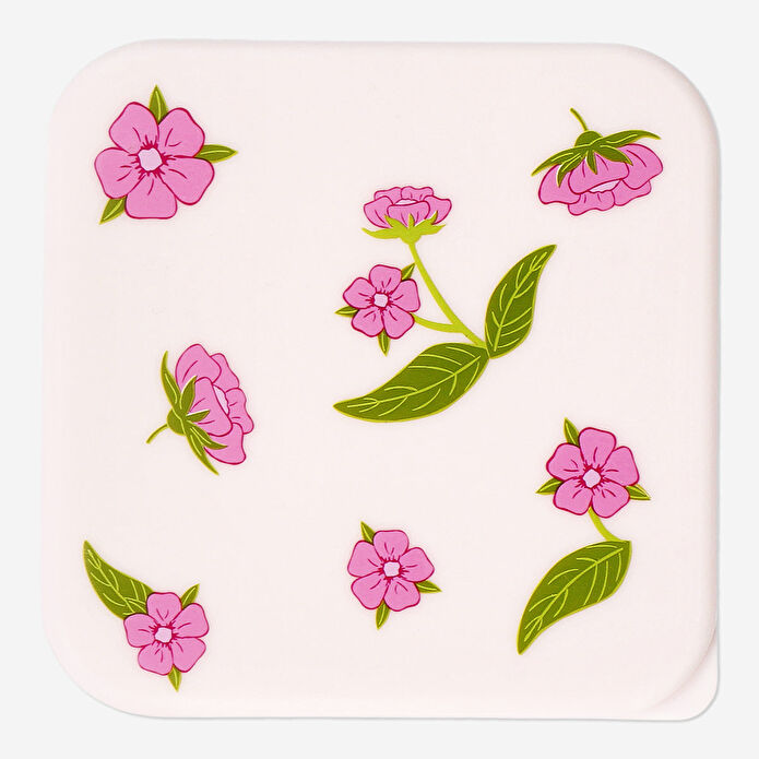 Flying Tiger Copenhagen Pembe Kiraz Çiçeği Desenli Büyük Atıştırmalık Kutusu