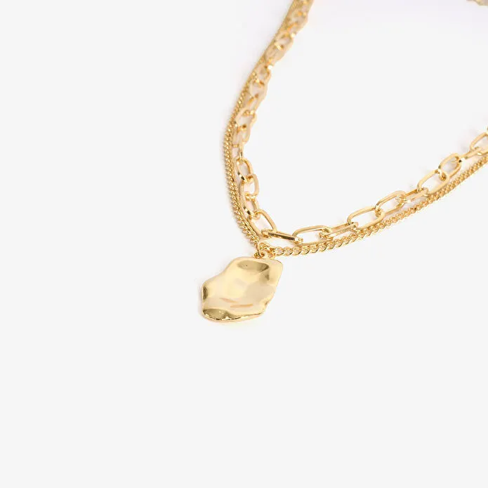 Flying Tiger Copenhagen Büyük Gold Zincir Kolye