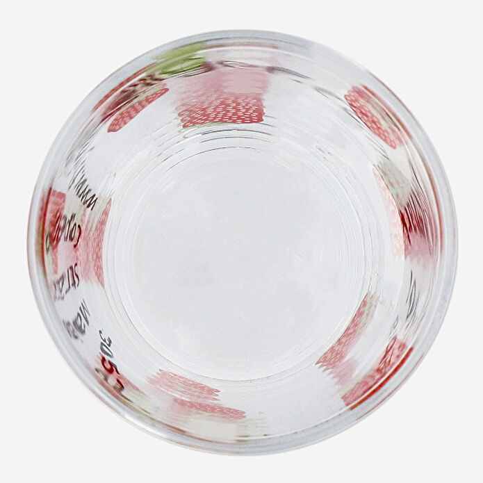 Flying Tiger Copenhagen Çilek Desenli Cam Bardak 220 ml