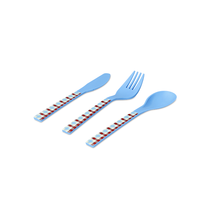 Flying Tiger Copenhagen 6'lı Plastik Çatal Kaşık Bıçak Seti