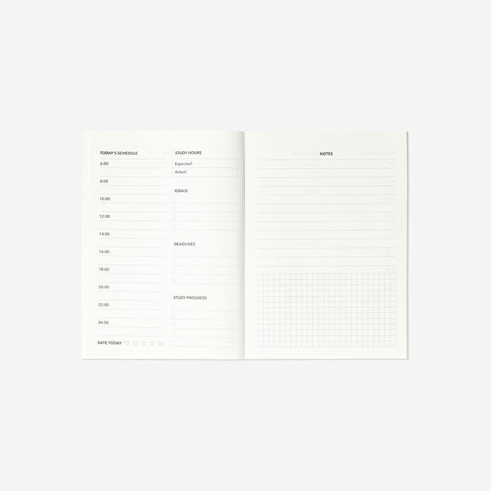 Flying Tiger Copenhagen Yeşil Haftalık Çalışma Planlayıcı Defter