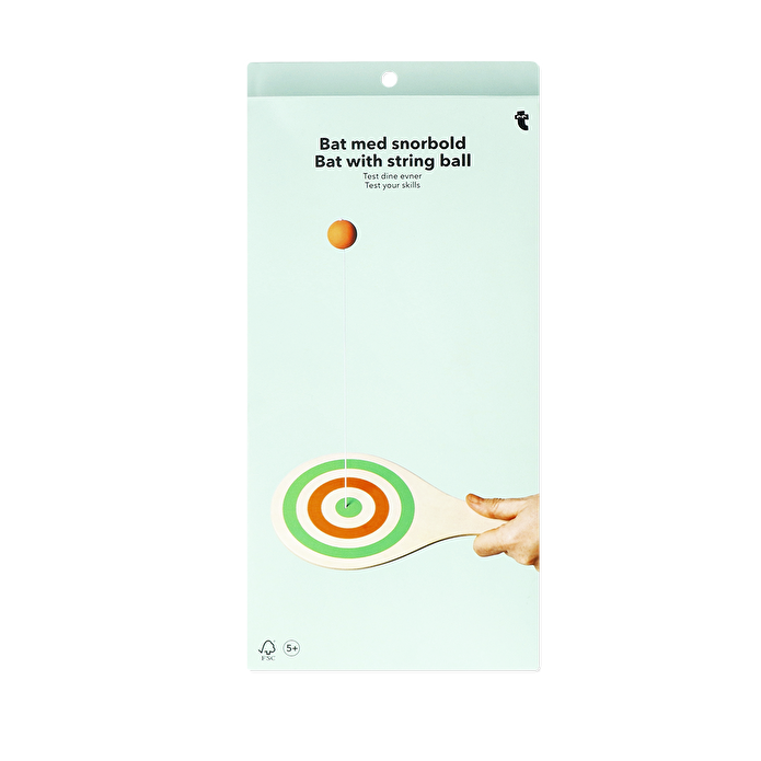 Flying Tiger Copenhagen Ahşap Top Sektirme Raketi