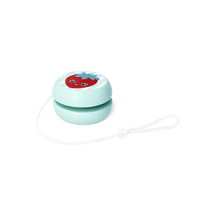 Flying Tiger Copenhagen Çilek Desenli Ahşap Yoyo