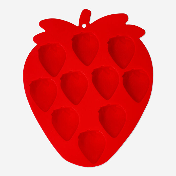 Flying Tiger Copenhagen Çilek Şeklinde Silikon Buz Kalıbı