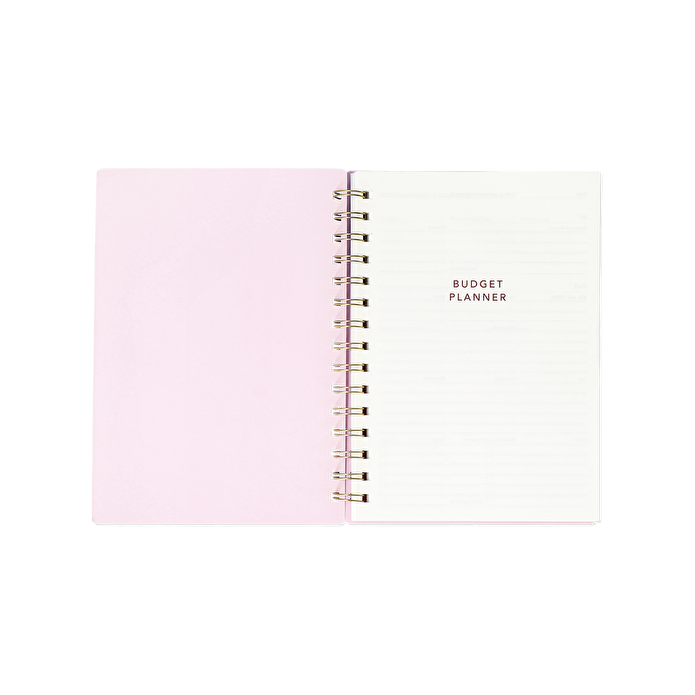 Flying Tiger Copenhagen Pembe Stickerlı Bütçe Planlama Defteri A5