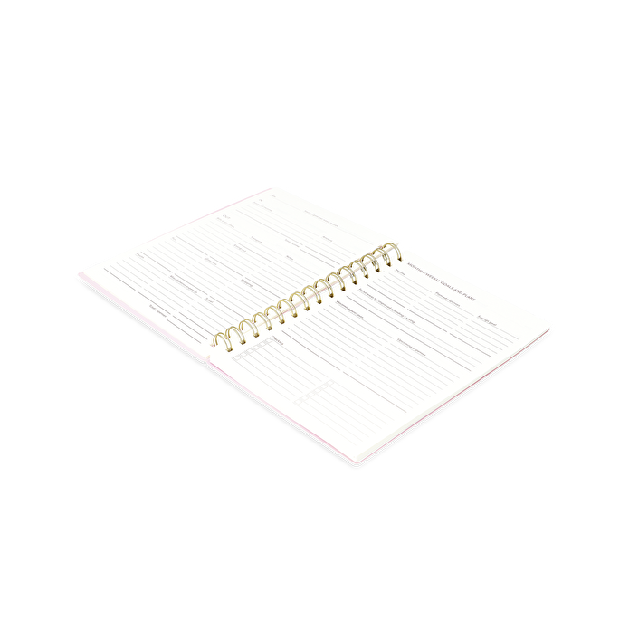 Flying Tiger Copenhagen Pembe Stickerlı Bütçe Planlama Defteri A5