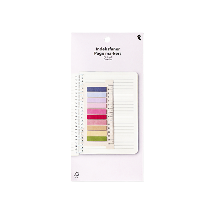 Flying Tiger Copenhagen Çok Renkli Spiralli Yapışkan Not Kağıdı Seti