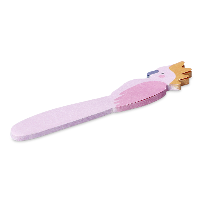 Flying Tiger Copenhagen Pembe Kuş Şeklinde Yapışkanlı Not Kağıdı