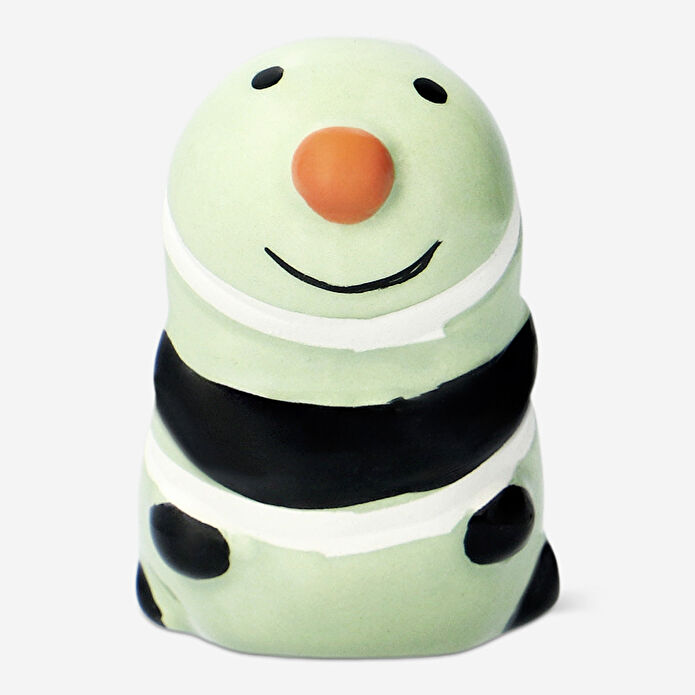 Flying Tiger Copenhagen Yeşil Tırtıl Şeklinde Seramik Saksı Süsü