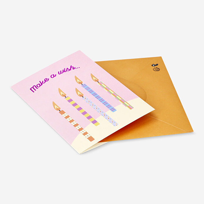 Flying Tiger Copenhagen Mum Detaylı Pembe Doğum Günü Kartı