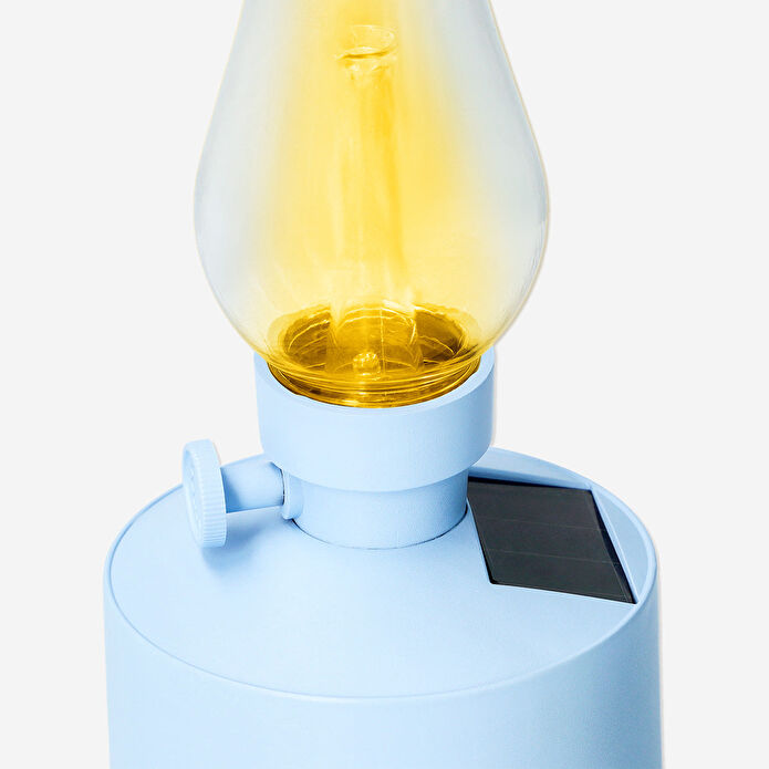 Flying Tiger Copenhagen Güneş Enerjili Mavi Masa Lambası