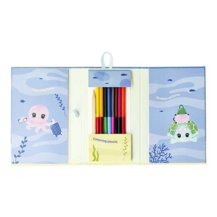 Flying Tiger Copenhagen Seyahat Boy Boyama Kitabı Seti