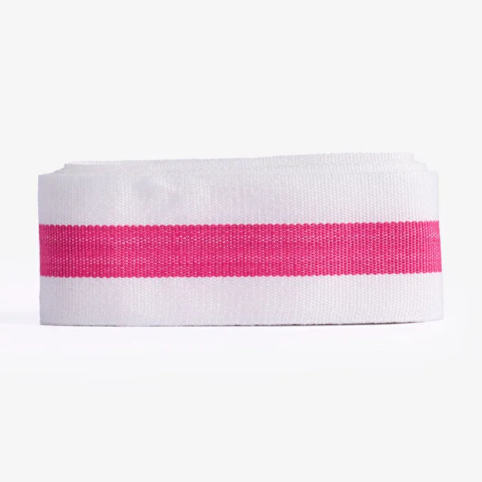 Flying Tiger Copenhagen Pembe Beyaz Çizgili Pamuk Kurdele 300 cm