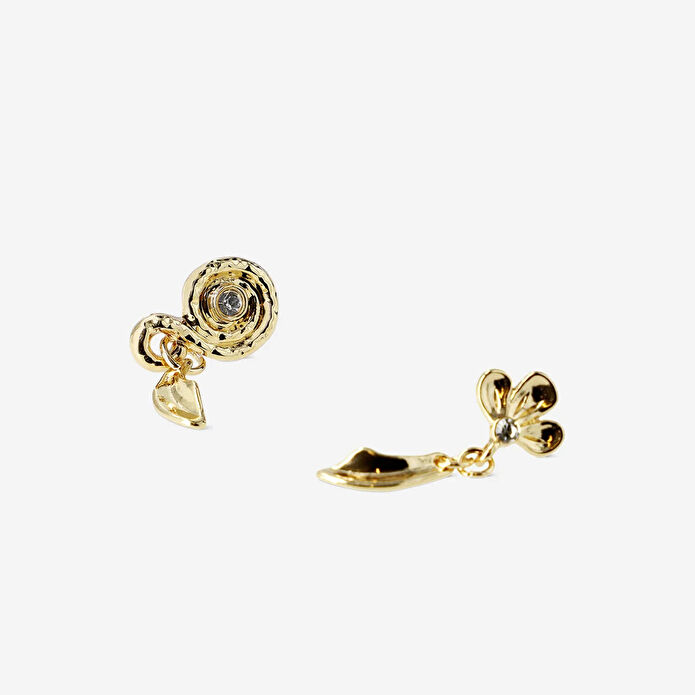 Flying Tiger Copenhagen Gold Deniz Temalı Küpe