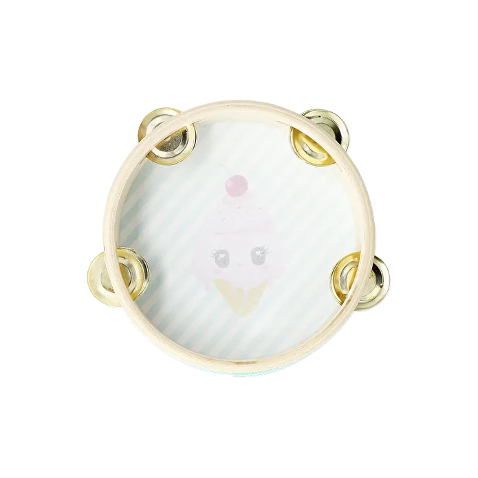 Flying Tiger Copenhagen Dondurma Desenli Çizgili Ahşap Tef