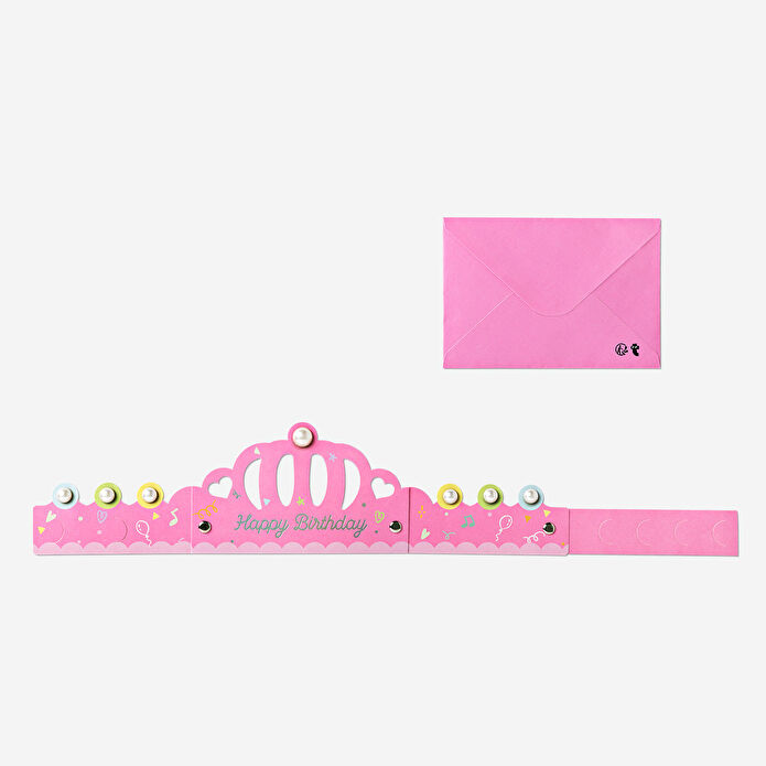 Flying Tiger Copenhagen Gold Taç Şeklinde Tebrik Kartı