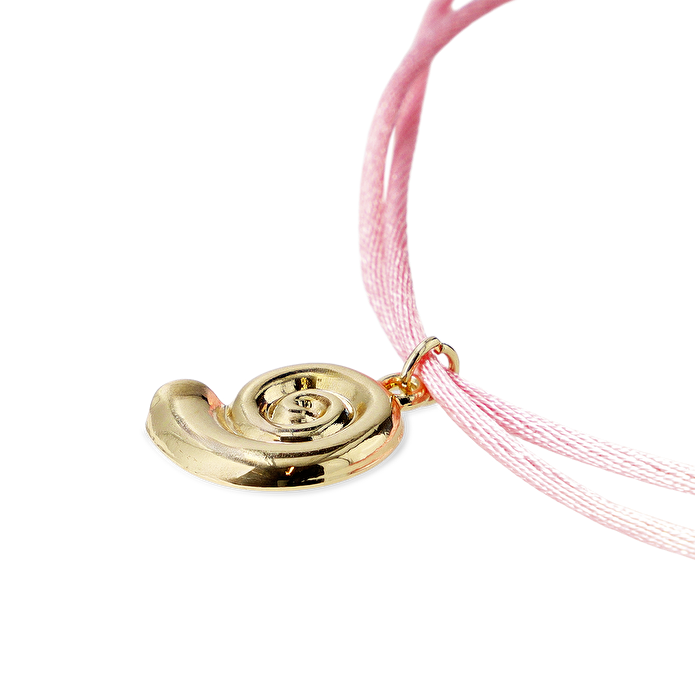 Flying Tiger Copenhagen Gold Deniz Kabuğu Detaylı Pembe Kolye