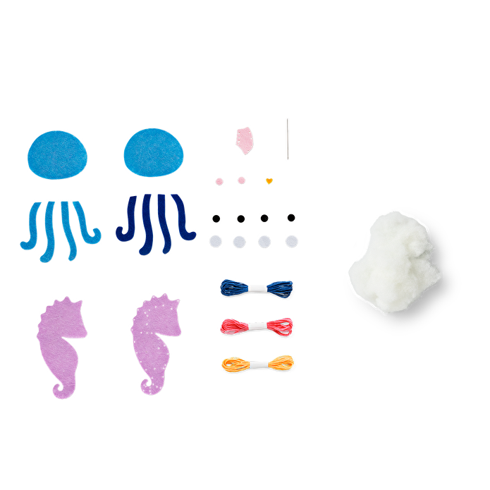 Flying Tiger Copenhagen Kendin Yap Deniz Canlıları Dikiş Seti