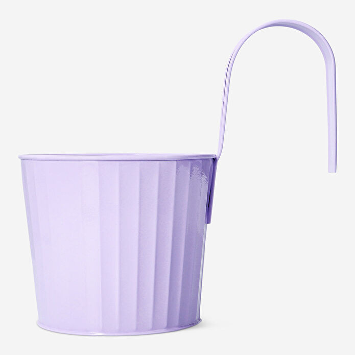 Flying Tiger Copenhagen Askılı Mor Çinko Saksı 14 cm x 12 cm