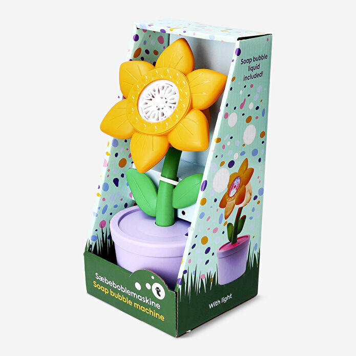 Flying Tiger Copenhagen Sarı Çiçek Şeklinde Baloncuk Yapma Makinesi