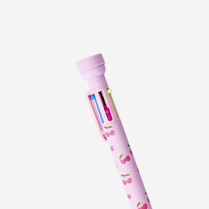 Flying Tiger Copenhagen Pembe Çoklu Uçlu Damga Detaylı Tükenmez Kalem