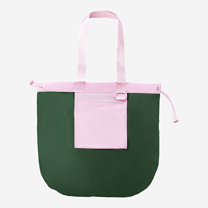 Flying Tiger Copenhagen Pembe Renk Bloğu Detaylı Bez Çanta