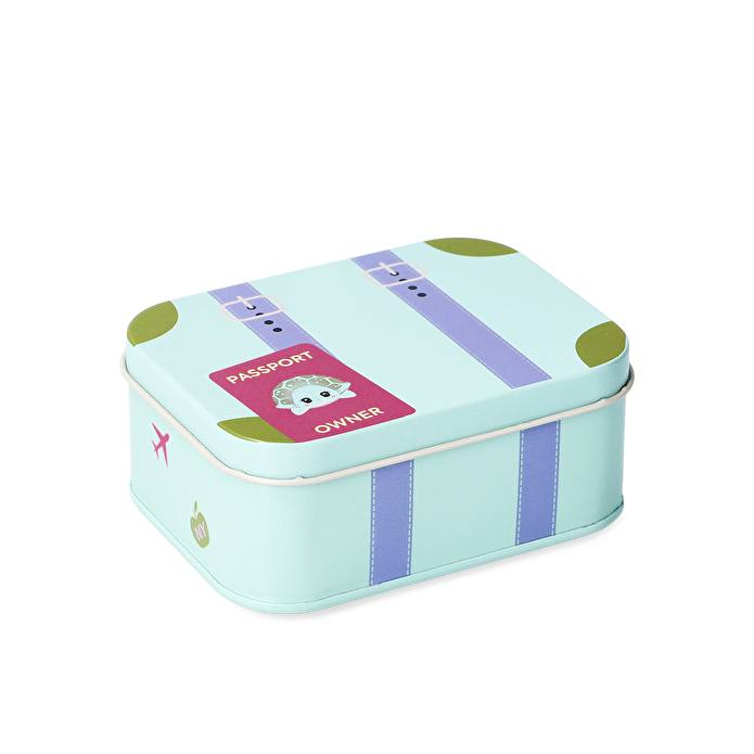 Flying Tiger Copenhagen Metal Kutuda Peluş Kaplumbağa