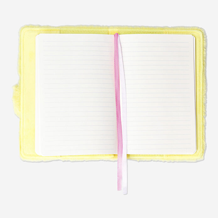 Flying Tiger Copenhagen Sarı Peluş Tavuk Kaplamalı A5 Defter