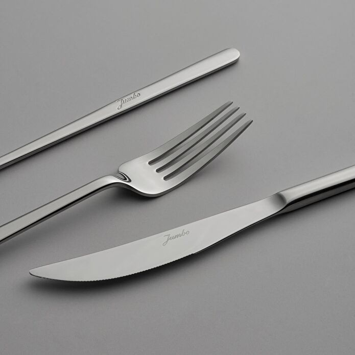 Jumbo 2900 Vannes 18 Parça 6 Kişilik Yemek Çatal Kaşık Bıçak Takımı