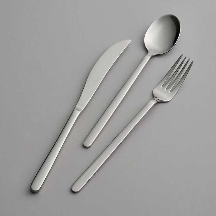 Jumbo 2900 Vannes 24 Parça 6 Kişilik Tatlı Çatal Kaşık Bıçak Takımı