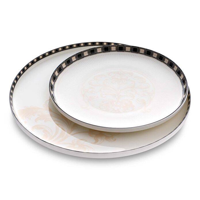 Jumbo New Baroque 24 Parça 6 Kişilik Yemek Takımı