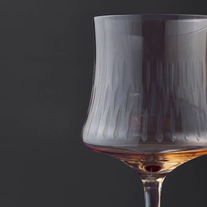 Jumbo Sandy Amber 6'lı Kadeh Takımı