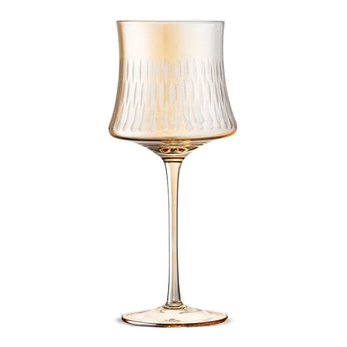 Jumbo Sandy Amber 6'lı Kadeh Takımı