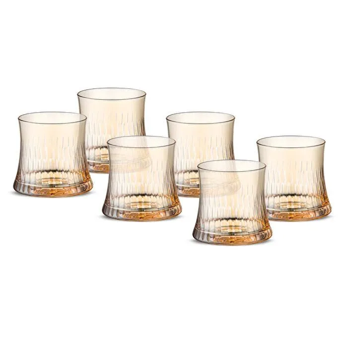 Jumbo Sandy Amber 6'lı Su Bardağı