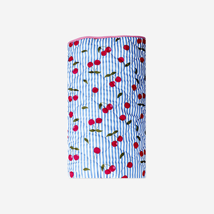 Flying Tiger Copenhagen Kiraz Desenli Kapitone Örtü