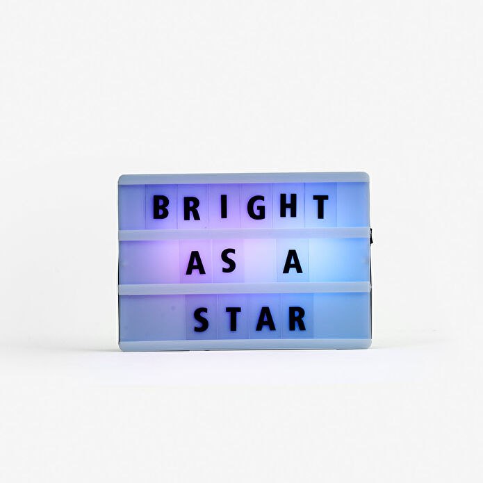 Flying Tiger Copenhagen Işıklı Harfli Yazı Panosu A4