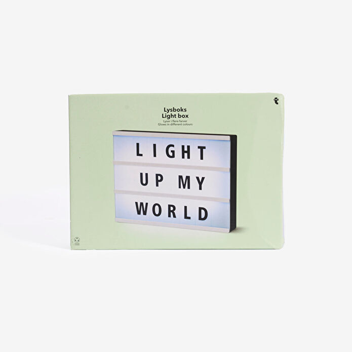 Flying Tiger Copenhagen Işıklı Harfli Yazı Panosu A4