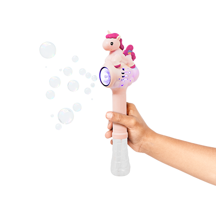 Flying Tiger Copenhagen Pembe Unicorn Detaylı Baloncuk Yapma Makinesi