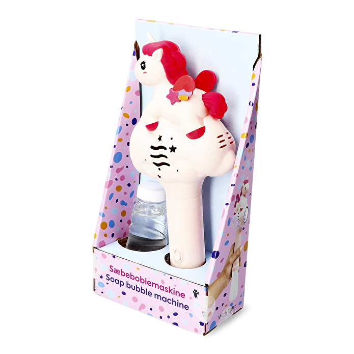 Flying Tiger Copenhagen Pembe Unicorn Detaylı Baloncuk Yapma Makinesi