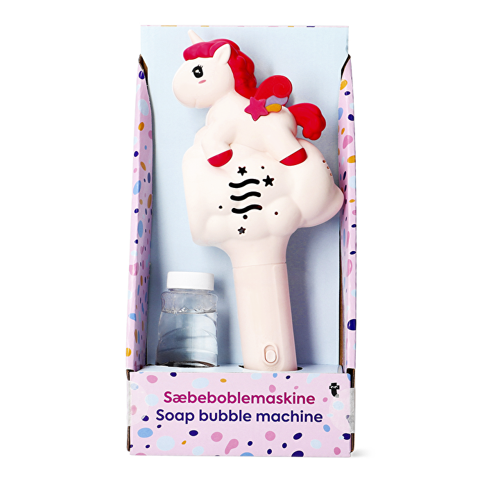 Flying Tiger Copenhagen Pembe Unicorn Detaylı Baloncuk Yapma Makinesi