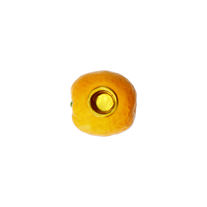 Flying Tiger Copenhagen Turuncu Portakal Şeklinde Seramik Mumluk