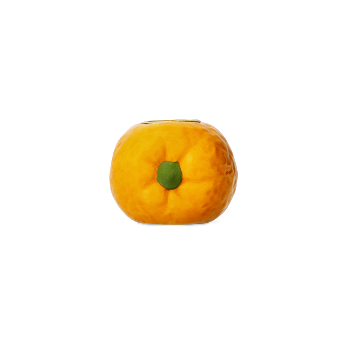 Flying Tiger Copenhagen Turuncu Portakal Şeklinde Seramik Mumluk